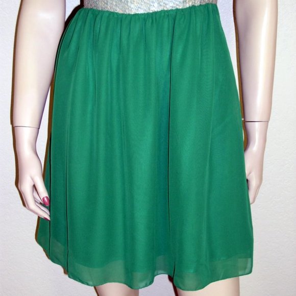 Kensie NWT Marbled Sequin One Shoulder Dresses - Picture 2 of 8